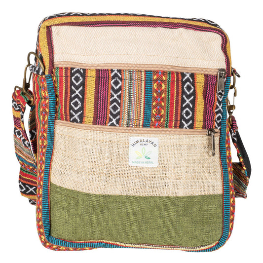 Handbag - BI - Hemp Multicolored Crossbody