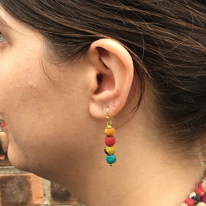 Earrings - Kantha