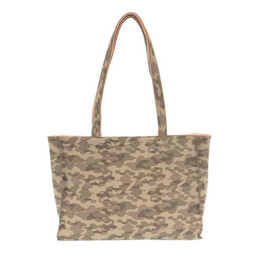 Handbag - Reversible Tote - Light Grey Camo/Pink