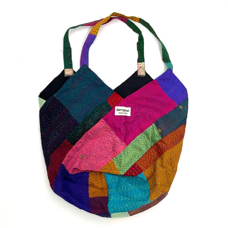 Handbag - DG - Samosa Kantha Bag