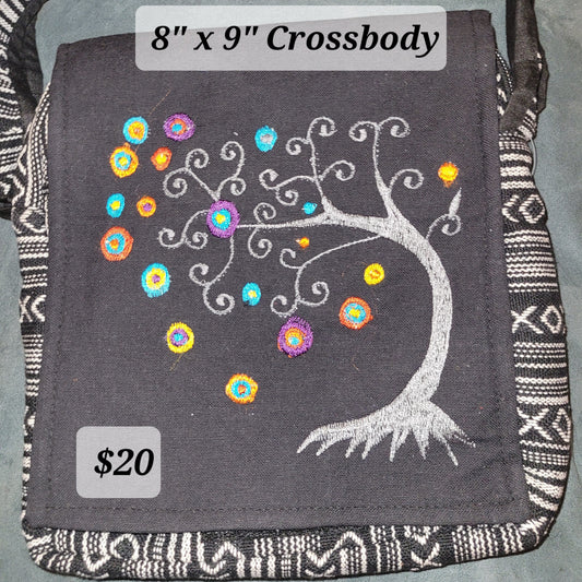 Handbag - Black Tree of Life Crossbody