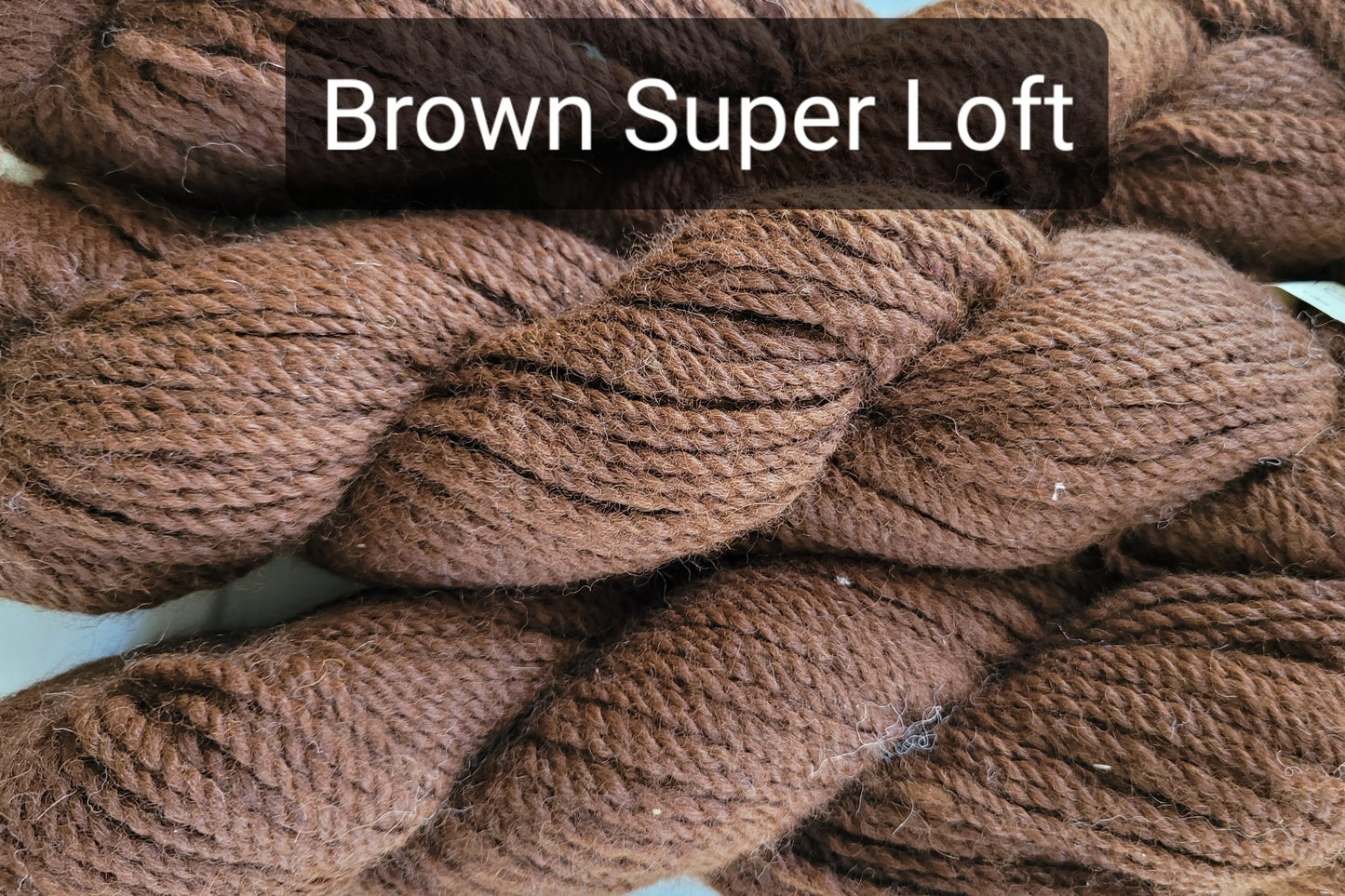 Alpaca Yarn - Brown Super Loft
