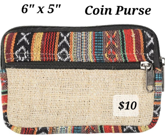 Handbag - Hemp Coin Purse