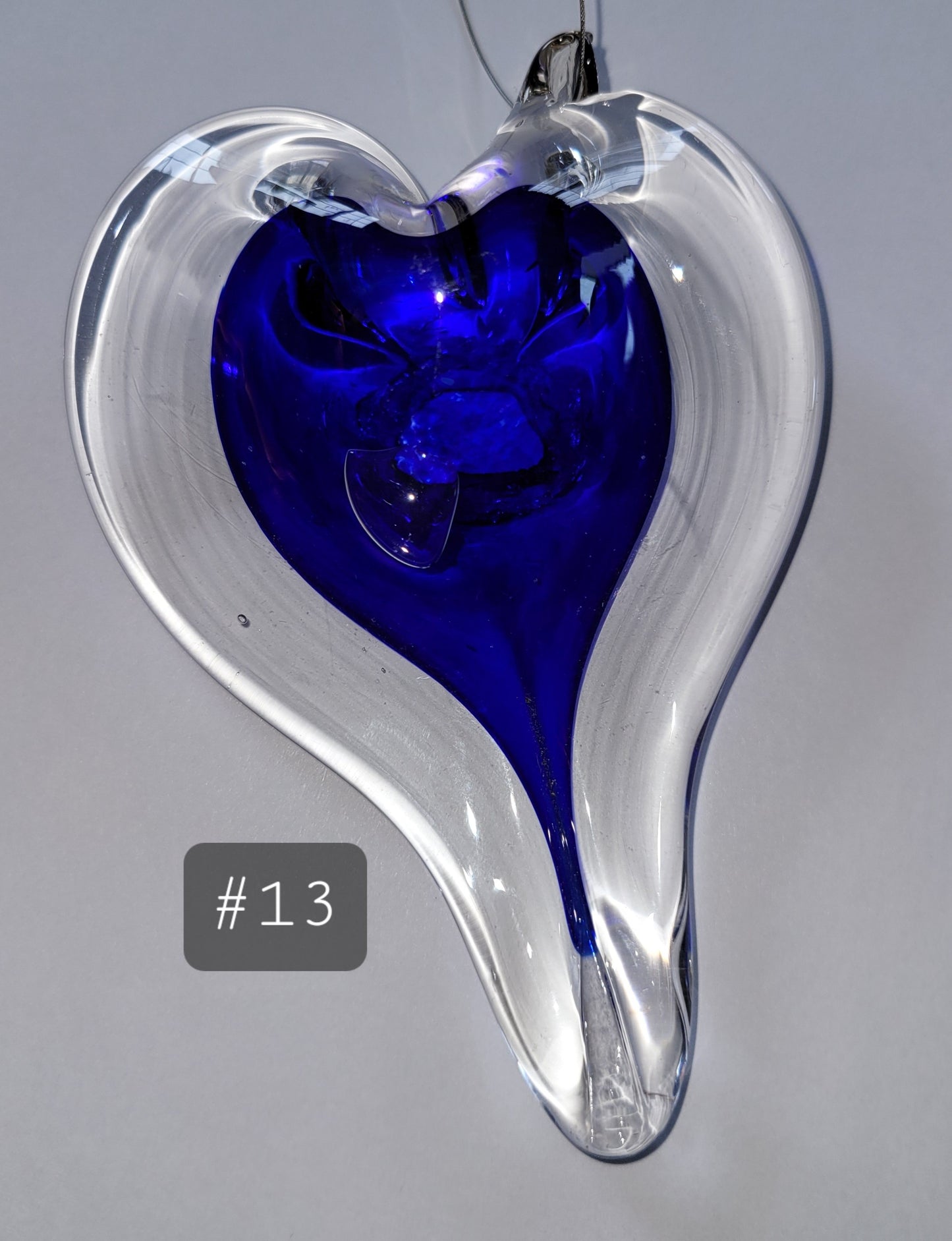 Handblown Glass - Heart #13